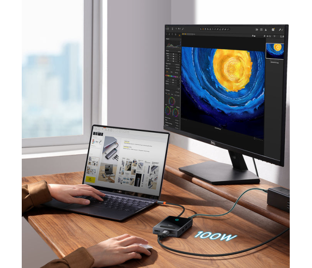 Baseus Hub USB-C 8w1 PioneerJoy - 1502015 - zdjęcie 4
